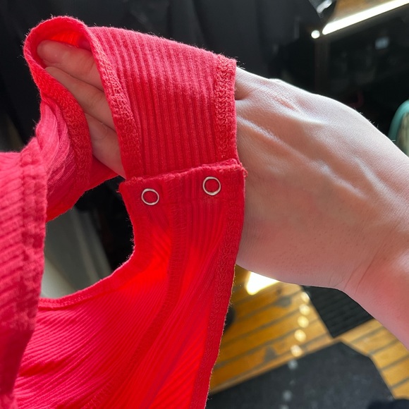 Forever 21 | Medium Pink Ribbed Long Sleeve Bodysuit - Picture 3 of 5